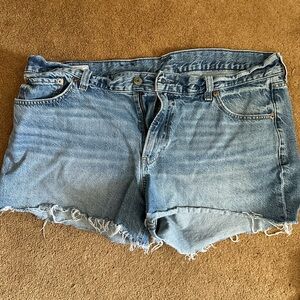Gap Blue Denim Cutoff Shorts